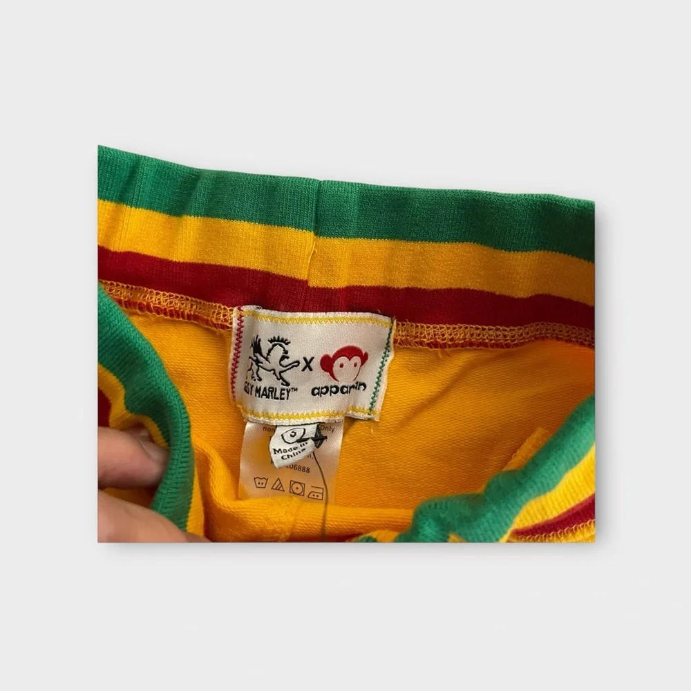 Appaman x Ziggy Marley Kids Yellow Camp Shorts